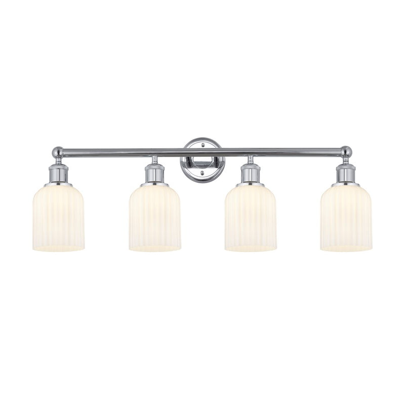 Innovations Edison Bridal Veil 4Lt 32" Bath, CH/GW - 616-4W-PC-G559-5GWH