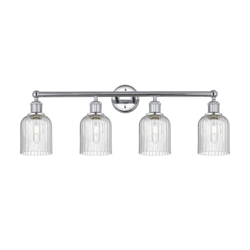 Innovations Edison Bridal Veil 4Lt 32" Bath, Chrome/Seedy - 616-4W-PC-G559-5SDY