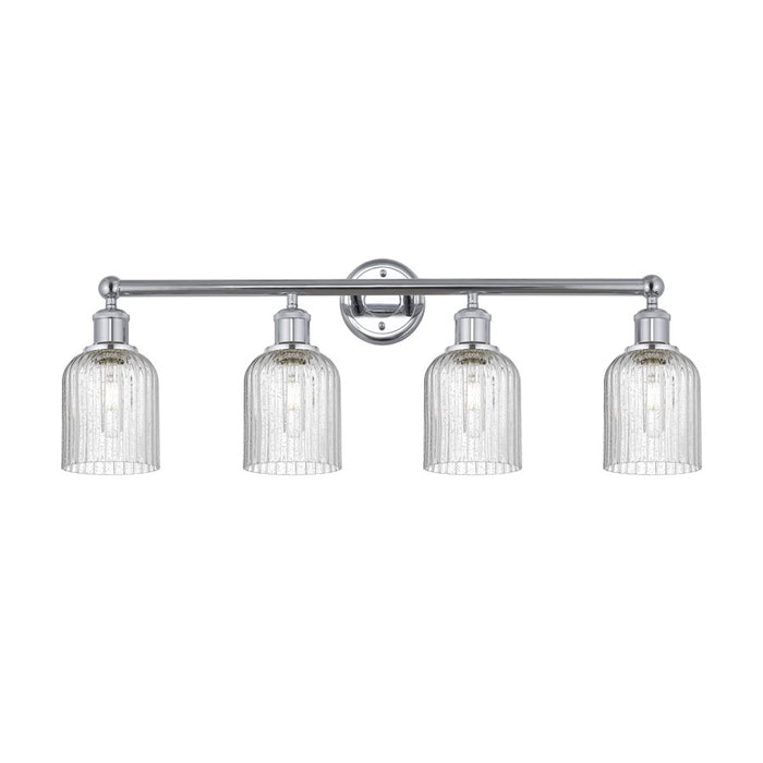 Innovations Edison Bridal Veil 4Lt 32" Bath, Chrome/Seedy - 616-4W-PC-G559-5SDY