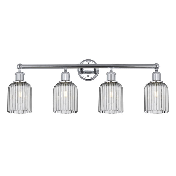 Innovations Edison Bridal Veil 4Lt 32" Bath, Chrome/Smoke - 616-4W-PC-G559-5SM