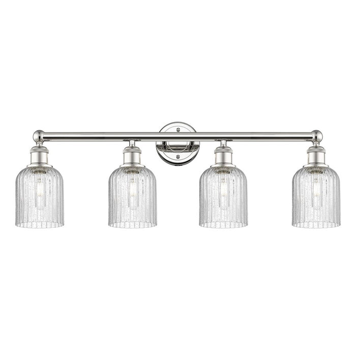 Innovations Edison Bridal Veil 4Lt 32" Bath, PN/SD - 616-4W-PN-G559-5SDY