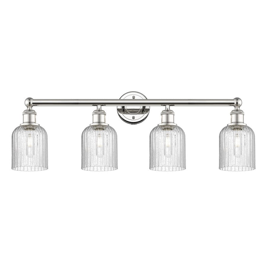 Innovations Edison Bridal Veil 4Lt 32" Bath, PN/SD - 616-4W-PN-G559-5SDY
