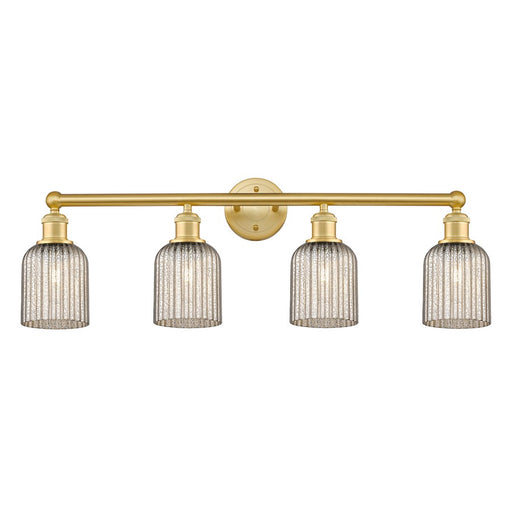 Innovations Edison Bridal Veil 4Lt 32" Bath, Gold/Mercury - 616-4W-SG-G559-5ME