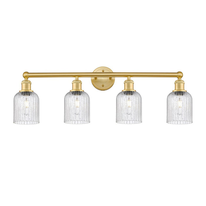 Innovations Edison Bridal Veil 4Lt 32" Bath, Gold/Seedy - 616-4W-SG-G559-5SDY