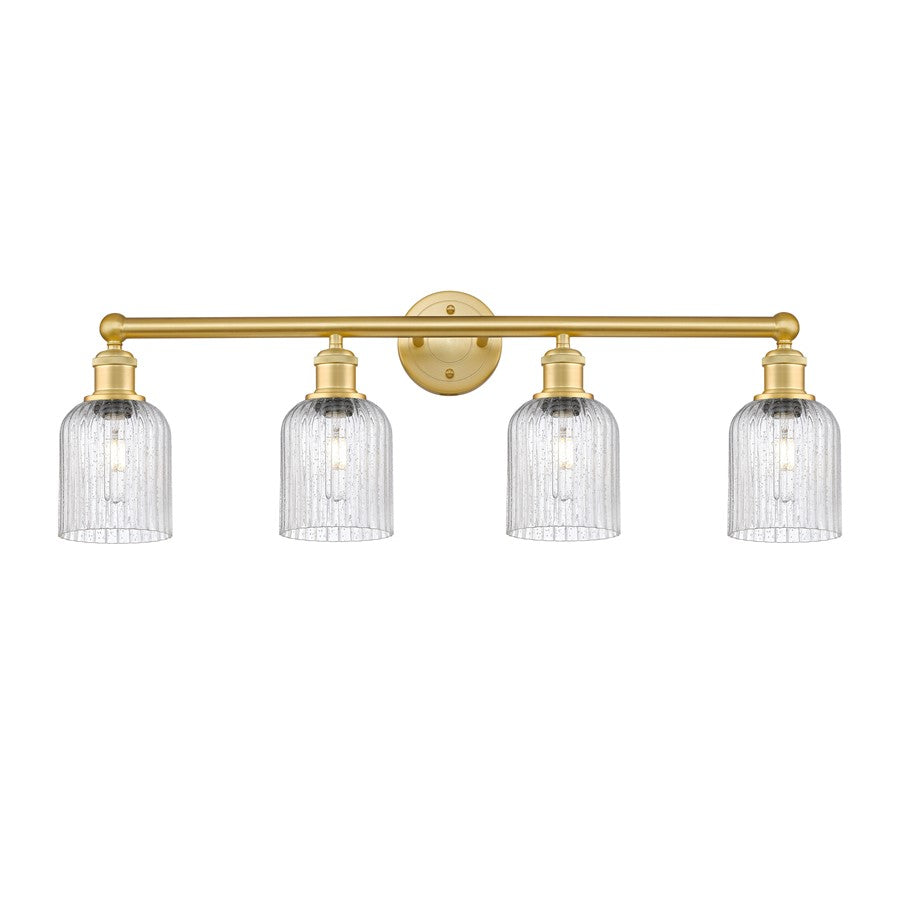 Innovations Edison Bridal Veil 4Lt 32" Bath, Gold/Seedy - 616-4W-SG-G559-5SDY