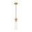 Innovations Ballston Boreas 3" Cord Mini Pend/11"H, AB/SD - 617-1P-AB-G617-11SDY