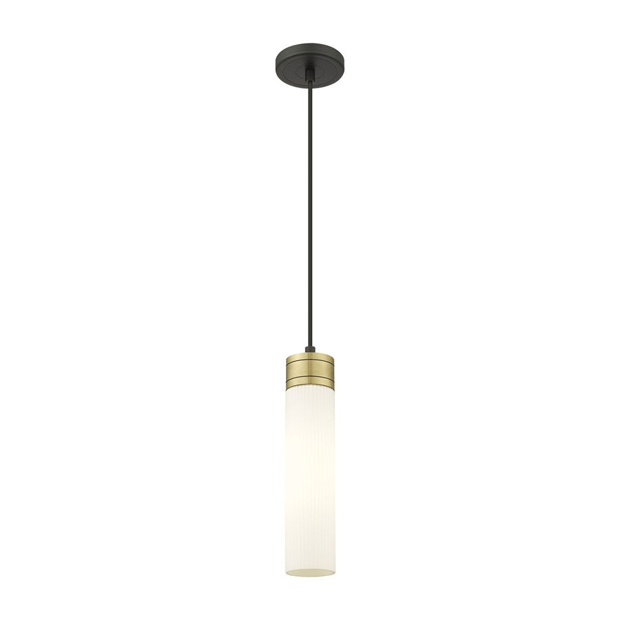 Innovations Ball Boreas 3" Cord Mini Pend/11"H, BLB/SW - 617-1P-BAB-G617-11SWH