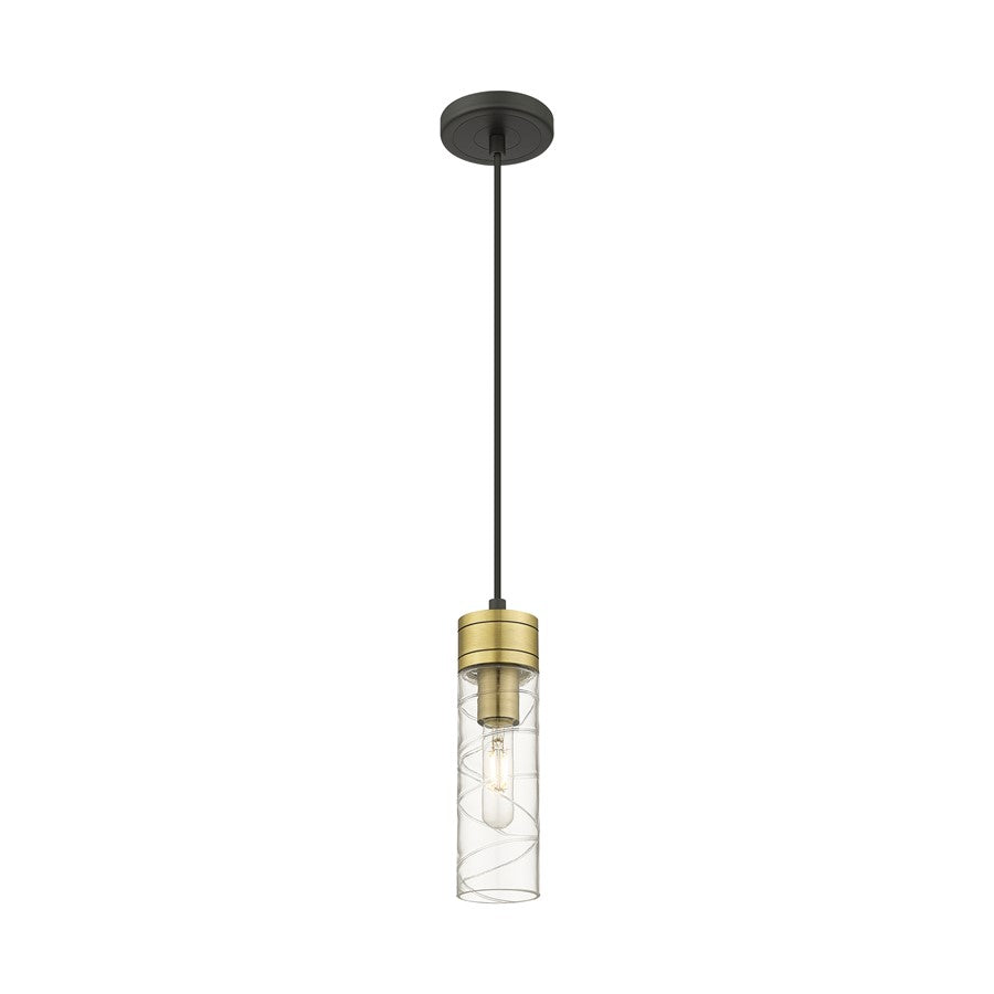 Innovations Ballston Boreas 3" Cord Mini Pend/8"H, BLB/DS - 617-1P-BAB-G617-8DE