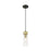 Innovations Ballston Boreas 3" Cord Mini Pend/8"H, BLB/SD - 617-1P-BAB-G617-8SDY