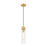 Innovations Ballston Boreas 3" Cord Mini Pend/11"H, BRS/DS - 617-1P-BB-G617-11DE