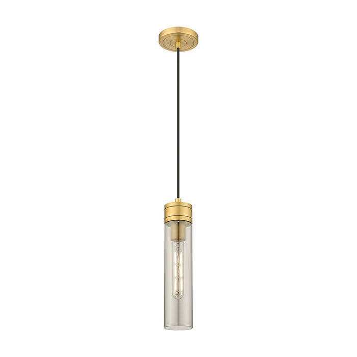 Innovations Ballston Boreas 3" Cord Mini Pend/11"H, BRS/SM - 617-1P-BB-G617-11SM