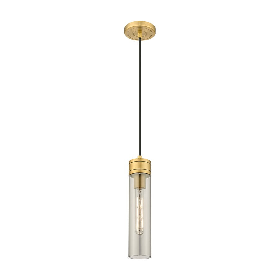 Innovations Ballston Boreas 3" Cord Mini Pend/11"H, BRS/SM - 617-1P-BB-G617-11SM