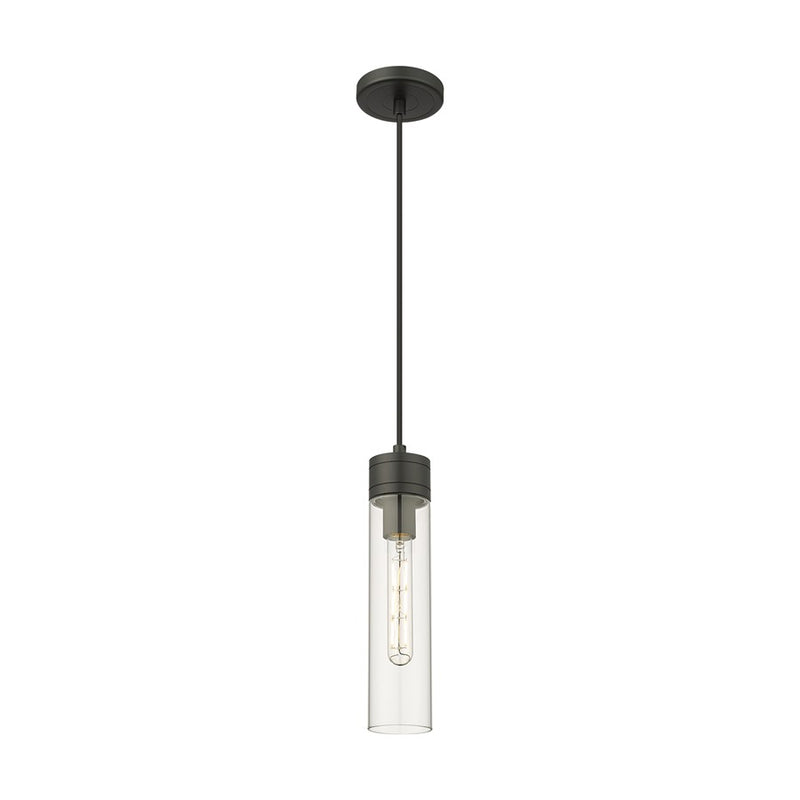 Innovations Ballston Boreas 3" Cord Mini Pend/11"H, BK/CL - 617-1P-BK-G617-11CL