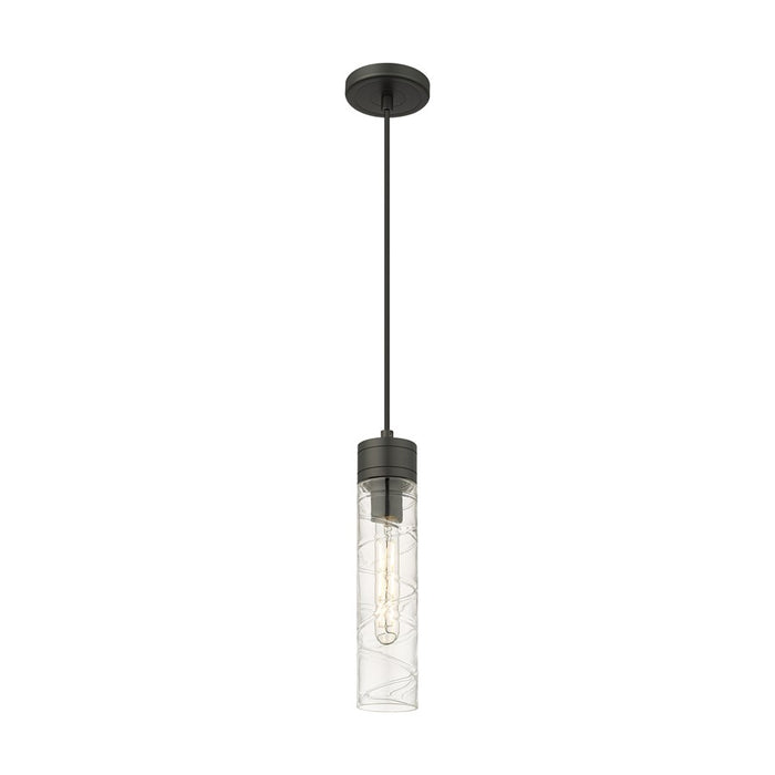 Innovations Ballston Boreas 3" Cord Mini Pend/11"H, BK/DS - 617-1P-BK-G617-11DE