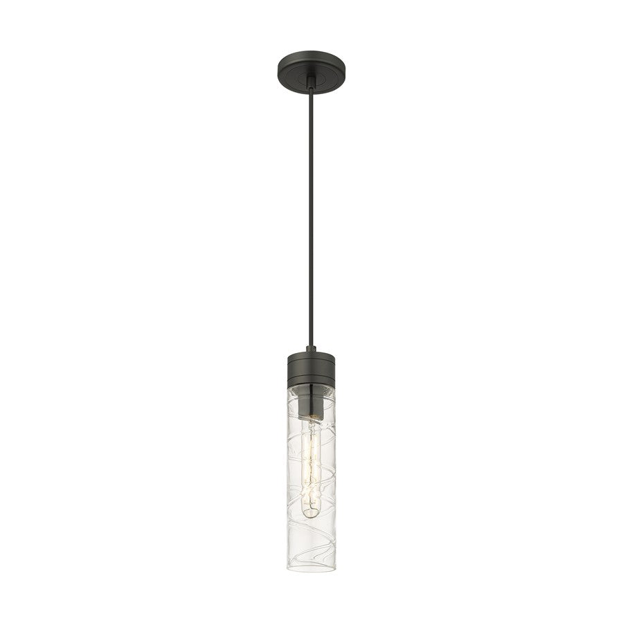 Innovations Ballston Boreas 3" Cord Mini Pend/11"H, BK/DS - 617-1P-BK-G617-11DE