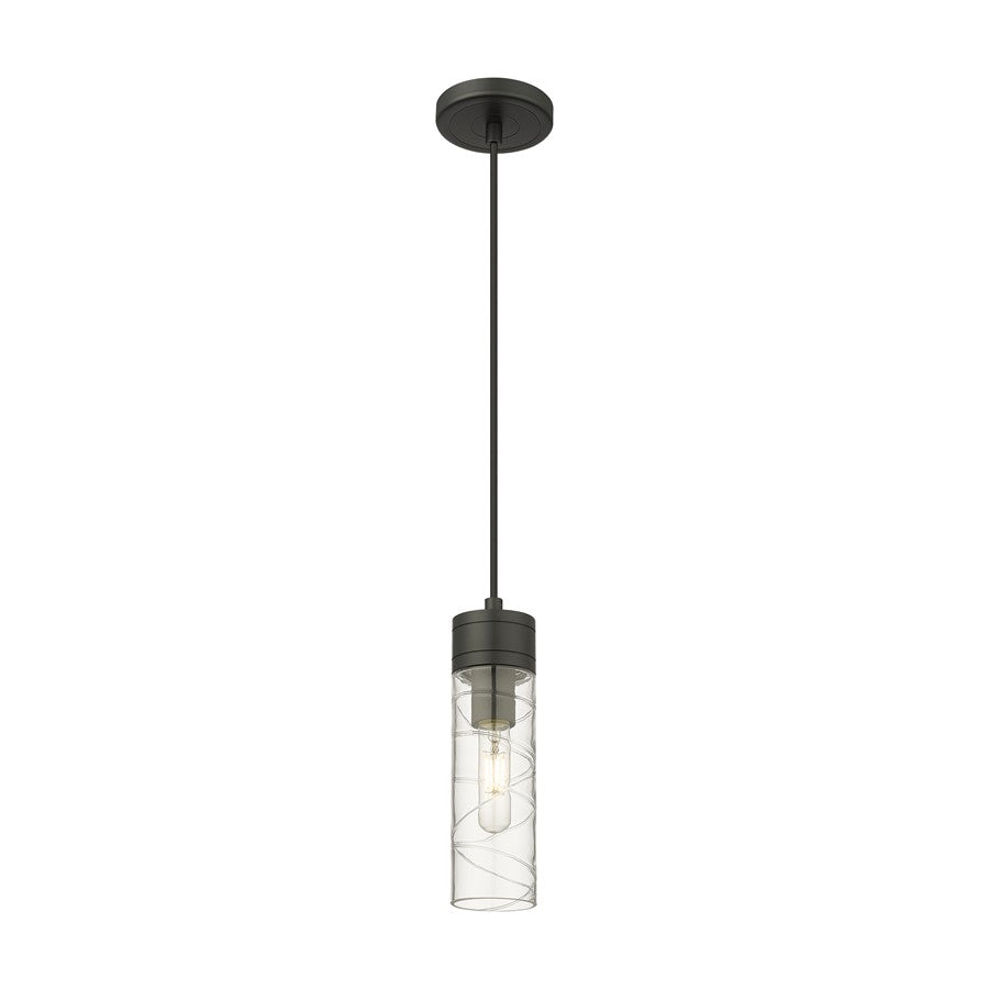 Innovations Ballston Boreas 3" Cord Mini Pend/8"H, BK/DS - 617-1P-BK-G617-8DE