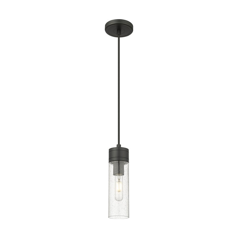 Innovations Ballston Boreas 3" Cord Mini Pend/8"H, BK/SD - 617-1P-BK-G617-8SDY