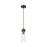 Innovations Ballston Boreas 3" Cord Mini Pend/8"H, BZ/SD - 617-1P-OB-G617-8SDY