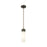 Innovations Ballston Boreas 3" Cord Mini Pend/8"H, BZ/SW - 617-1P-OB-G617-8SWH