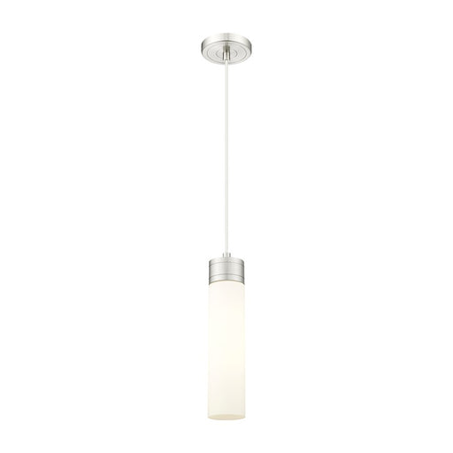 Innovations Ballston Boreas 3" Cord Mini Pend/11"H, SN/WH - 617-1P-SN-G617-11WH