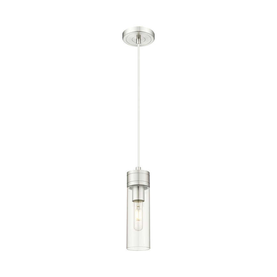 Innovations Ballston Boreas 3" Cord Mini Pend/8"H, SN/CL - 617-1P-SN-G617-8CL