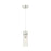Innovations Ballston Boreas 3" Cord Mini Pend/8"H, SN/SD - 617-1P-SN-G617-8SDY