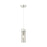 Innovations Ballston Boreas 3" Cord Mini Pend/8"H, SN/SM - 617-1P-SN-G617-8SM