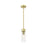 Innovations Ballston Boreas 3" Stem Mini Pend/8"H, AB/DS - 617-1S-AB-G617-8DE
