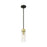 Innovations Ballston Boreas 3" Stem Mini Pend/8"H, BLB/SD - 617-1S-BAB-G617-8SDY