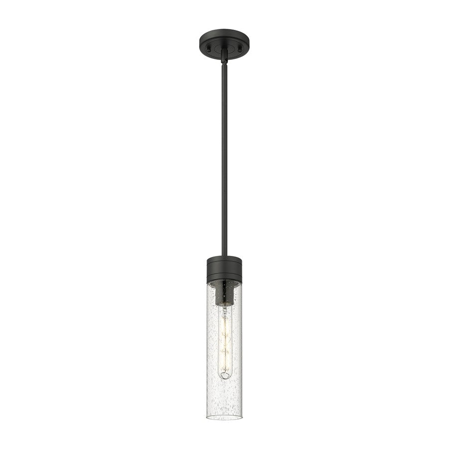 Innovations Ballston Boreas 3" Stem Mini Pend/11"H, BK/SD - 617-1S-BK-G617-11SDY