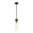 Innovations Ballston Boreas 3" Stem Mini Pend/11"H, BZ/CL - 617-1S-OB-G617-11CL