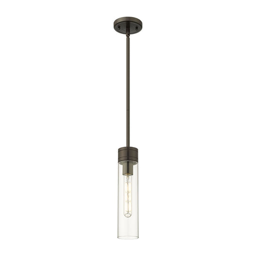 Innovations Ballston Boreas 3" Stem Mini Pend/11"H, BZ/CL - 617-1S-OB-G617-11CL