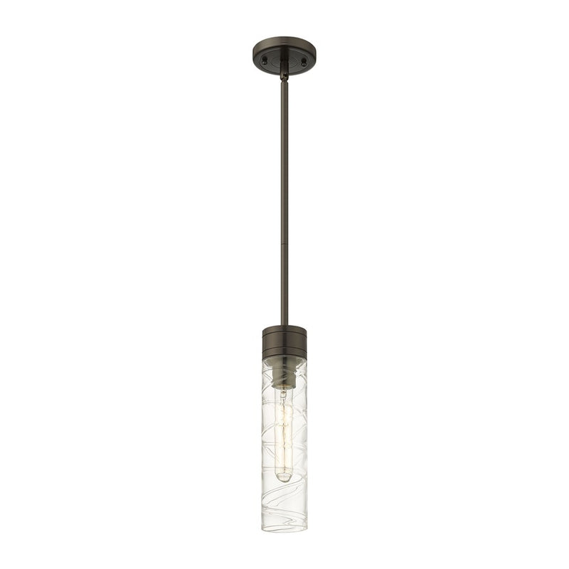 Innovations Ballston Boreas 3" Stem Mini Pend/11"H, BZ/DS - 617-1S-OB-G617-11DE