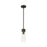 Innovations Ballston Boreas 3" Stem Mini Pend/8"H, BZ/CL - 617-1S-OB-G617-8CL