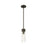 Innovations Ballston Boreas 3" Stem Mini Pend/8"H, BZ/DS - 617-1S-OB-G617-8DE