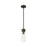 Innovations Ballston Boreas 3" Stem Mini Pend/8"H, BZ/SD - 617-1S-OB-G617-8SDY