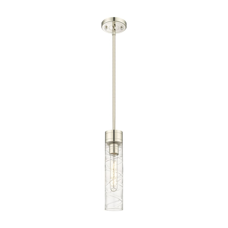 Innovations Ballston Boreas 3" Stem Mini Pend/11"H, PN/DS - 617-1S-PN-G617-11DE