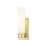 Innovations Ballston Boreas 1Lt 5" Sconce/11"H AB/WH - 617-1W-AB-G617-11WH