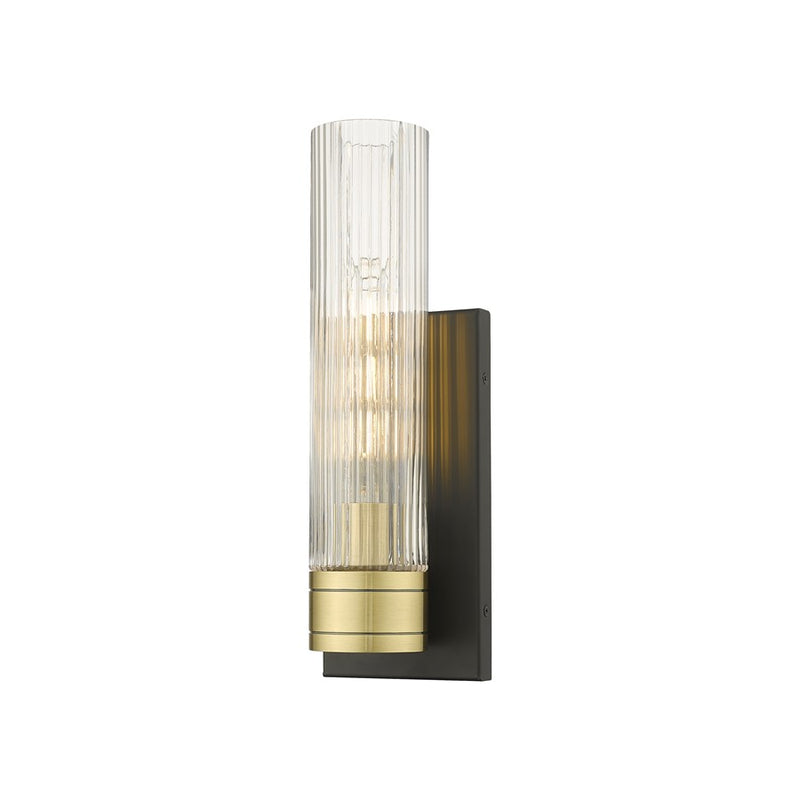 Innovations Ballston Boreas 1Lt 5" Sconce/11"H, BLB/SC - 617-1W-BAB-G617-11SCL