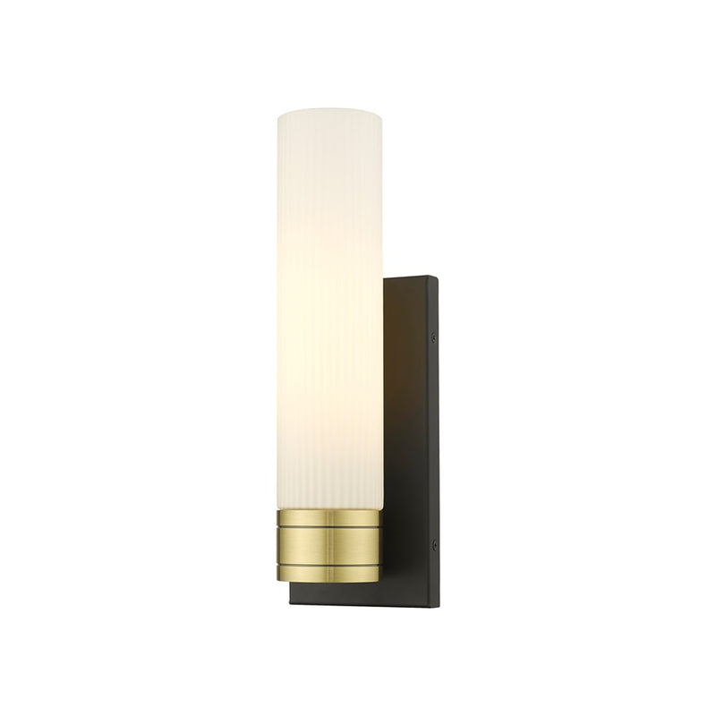 Innovations Ballston Boreas 1Lt 5" Sconce/11"H, BLB/SW - 617-1W-BAB-G617-11SWH