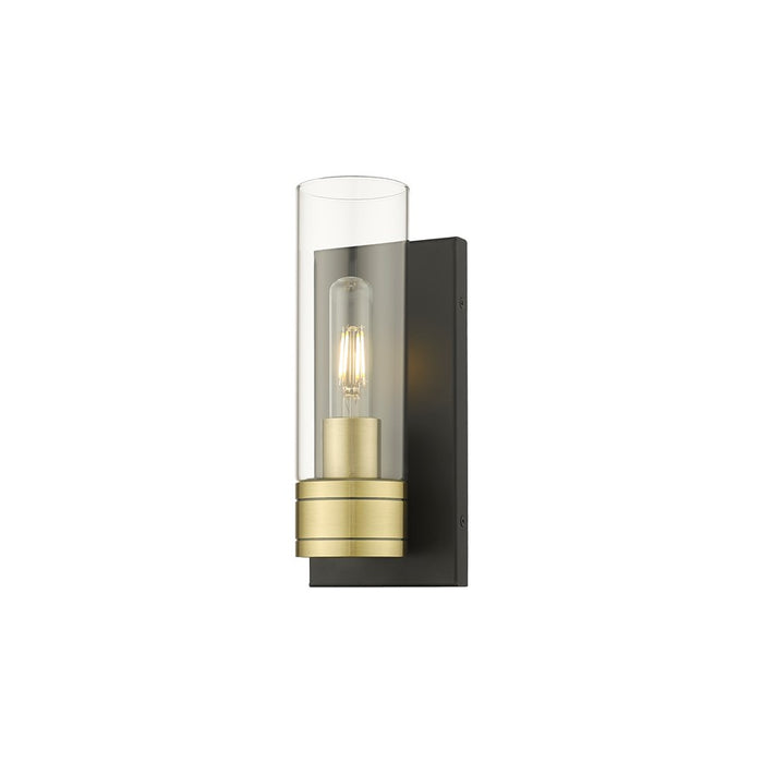Innovations Ballston Boreas 1Lt 5" Sconce/8"H, BLB/CL - 617-1W-BAB-G617-8CL