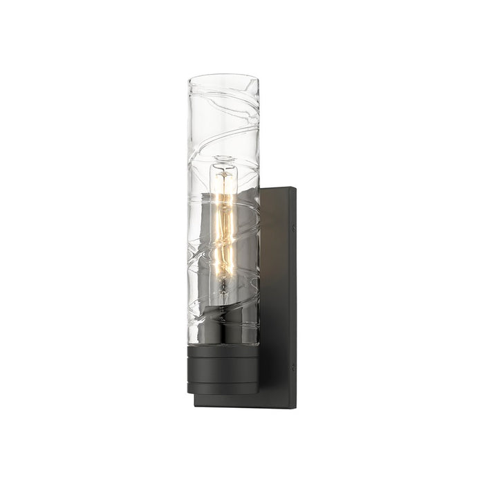 Innovations Ballston Boreas 1Lt 5" Sconce/11"H, BK/DS - 617-1W-BK-G617-11DE