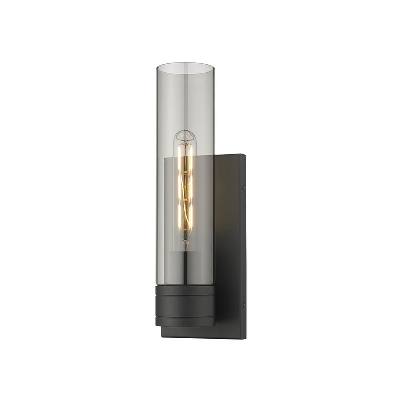 Innovations Ballston Boreas 1Lt 5" Sconce/11"H Black/Smoke - 617-1W-BK-G617-11SM