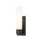 Innovations Ballston Boreas 1Lt 5" Sconce/11"H Black/White - 617-1W-BK-G617-11WH