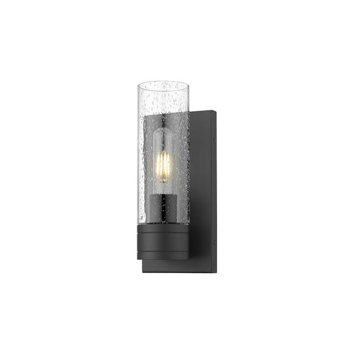 Innovations Ballston Boreas 1Lt 5" Sconce/8"H Black/Seedy - 617-1W-BK-G617-8SDY