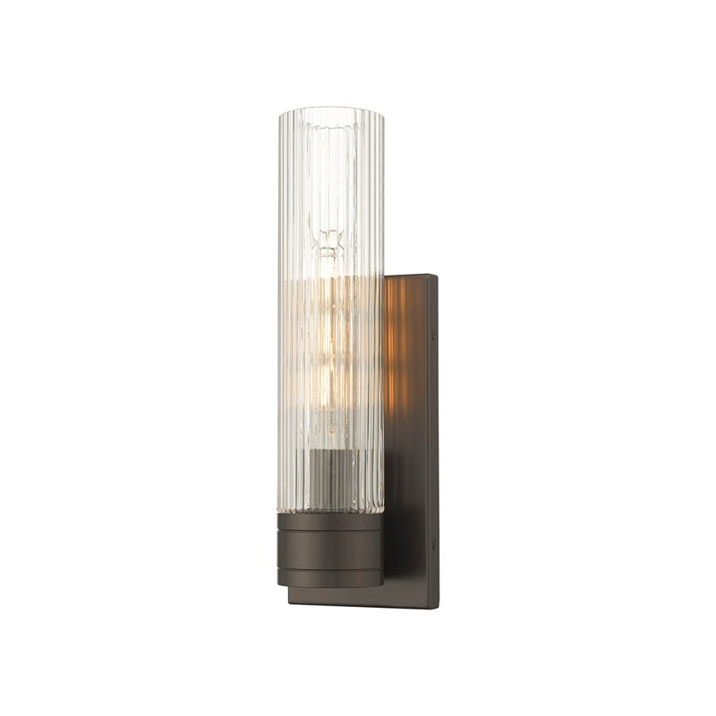 Innovations Ballston Boreas 1Lt 5" Sconce/11"H, BZ/SC - 617-1W-OB-G617-11SCL