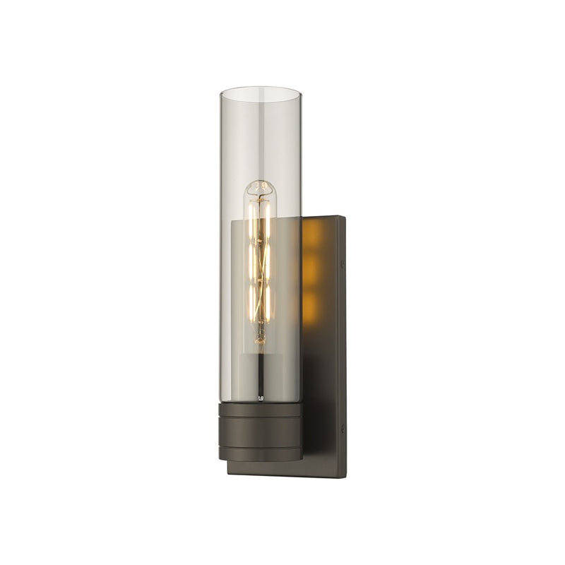 Innovations Ballston Boreas 1Lt 5" Sconce/11"H BZ/SM - 617-1W-OB-G617-11SM