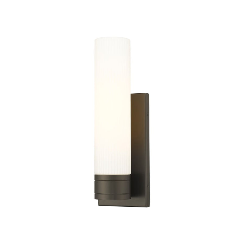 Innovations Ballston Boreas 1Lt 5" Sconce/11"H, BZ/SW - 617-1W-OB-G617-11SWH