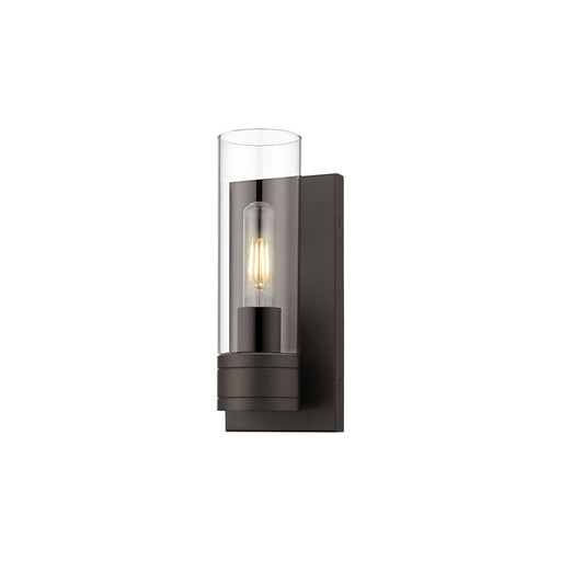 Innovations Ballston Boreas 1Lt 5" Sconce/8"H Bronze/Clear - 617-1W-OB-G617-8CL