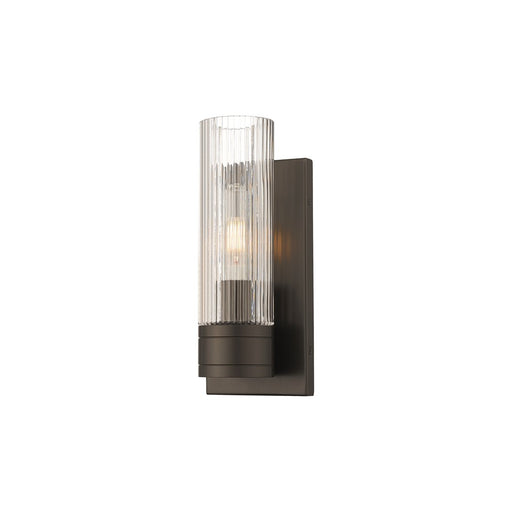 Innovations Ballston Boreas 1Lt 5" Sconce/8"H, BZ/SC - 617-1W-OB-G617-8SCL